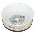 Peticare Bone Appetit Pet Bowl, Taupe - Large PE3318368